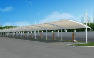 清河膜结构停车棚