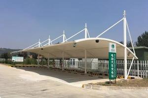 清河膜结构停车棚